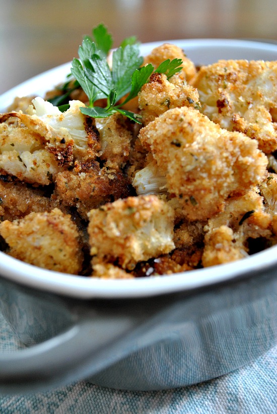 Fit At Home Mom Recipe Breaded Cauliflower