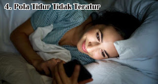 Pola Tidur Tidak Teratur merupakan salah satu pengaruh buruk media sosial terhadap generasi milenial