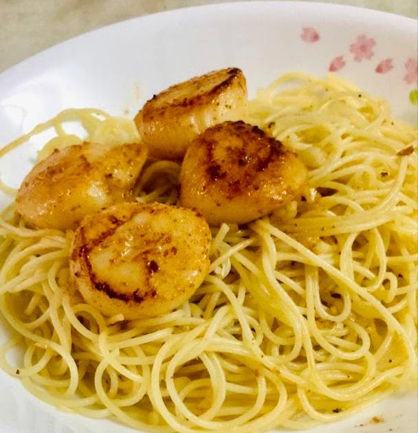 MYHUMBLEKITCHEN Aglio olio Scallops