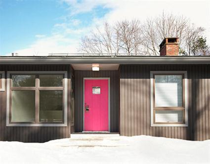 Decoración de interiores: Decoración para tu Puerta en color rosa