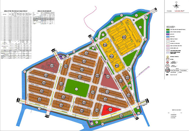 khu đô thị mới Qi Island Thuận An phân lô 1/500