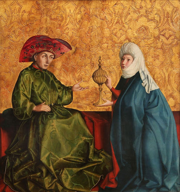 Соломон и царица Савская на картине Конрада Вица