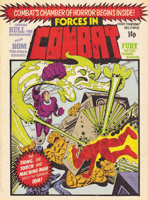 Forces in Combat #32, Machine Man vs the Fantastic Four
