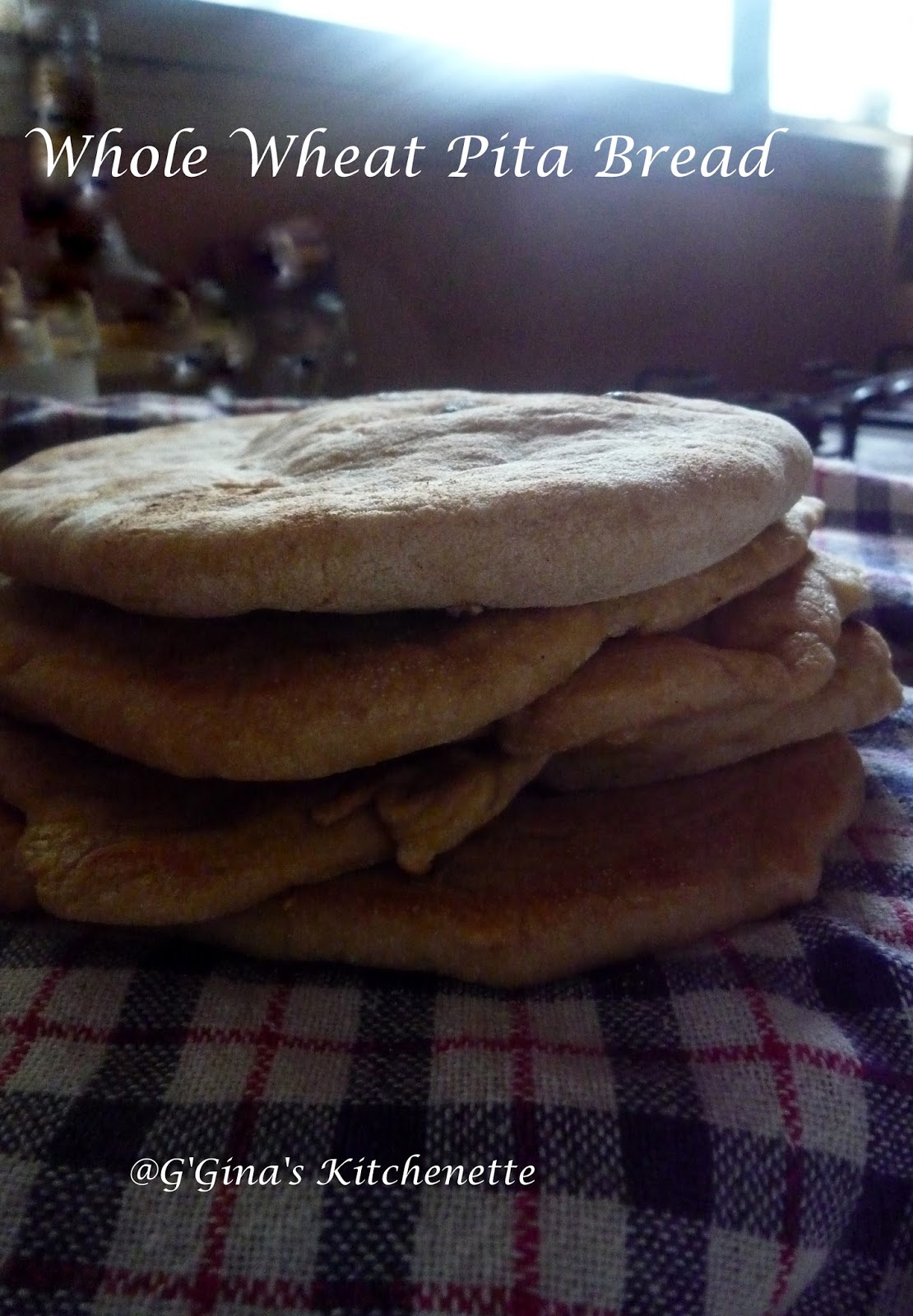 G'Gina's Whole Wheat Pita Bread BreadBakers