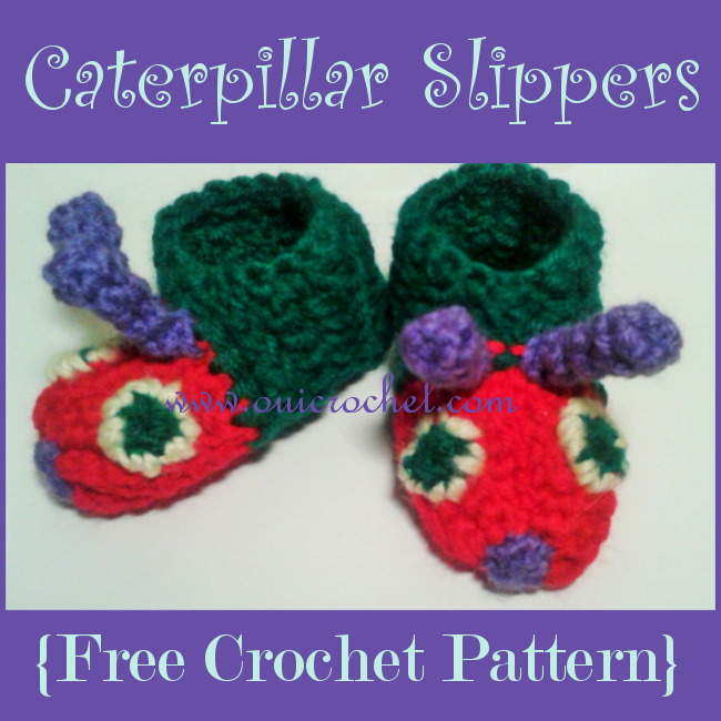Caterpillar Baby Slippers