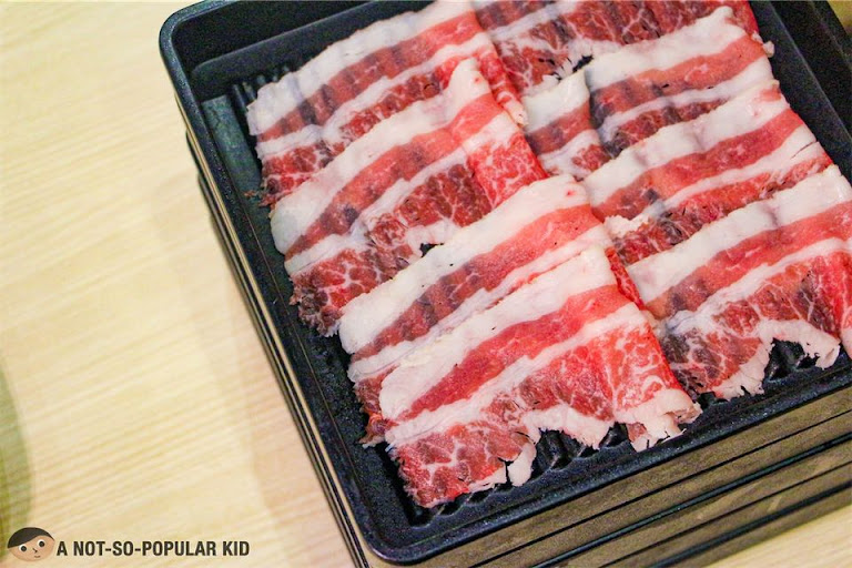 Quality meat in Shaburi Japanese Hotpot in BGC