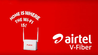 airtel v fiber pune ISP WFH broadband 100 mbps mumbai chennai Bangalore