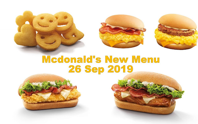 Mcdonald's Emoji Fried Potatoes , Scrambled Egg Burger , Grilled Chicken and Crispy Fish Sandwiches