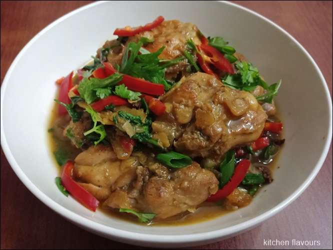 kitchen flavours Vietnamese Caramelized Ginger Chicken