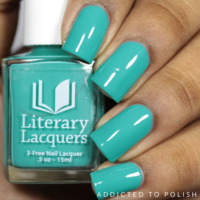 Literary Lacquers Cyan-Tifically Proven Creme a la Mode summer 2016