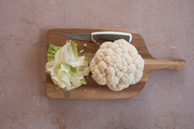 Cavolfiore gratinato al forno step 1