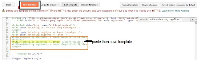SEO Optimize your Blogger Blog Titles