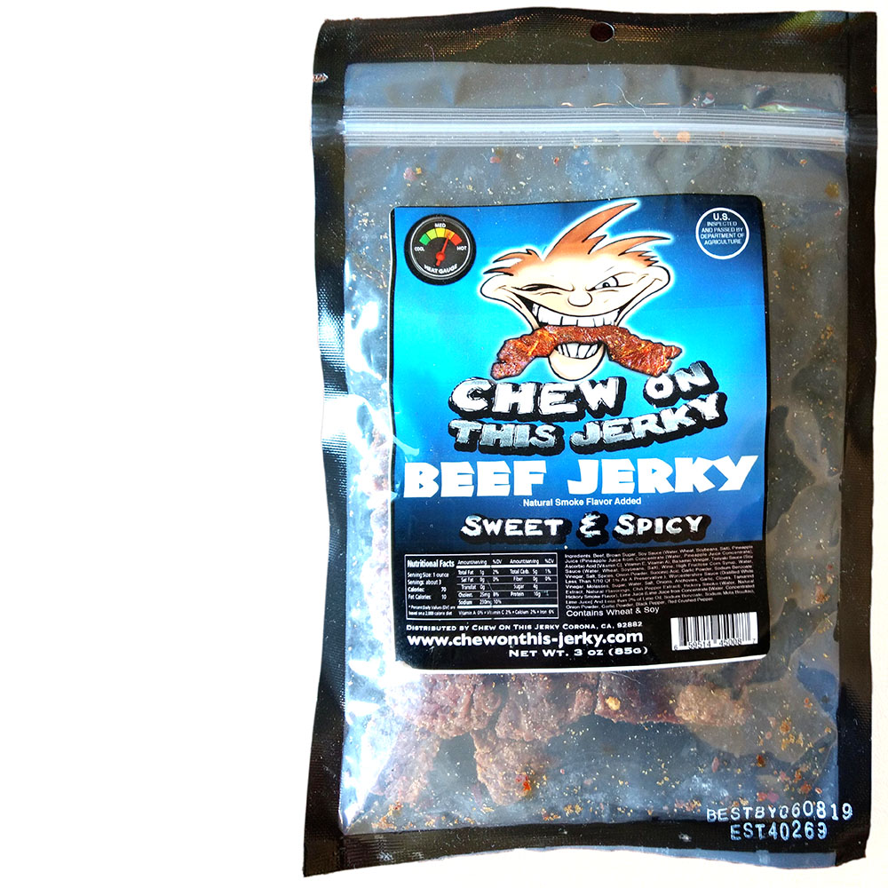 Chew On This Jerky Sweet & Spicy Beef Jerky Reviews