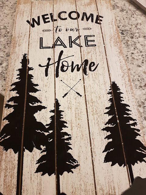 Lake home signs