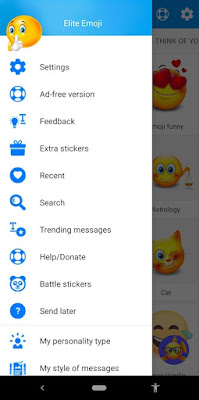 افضل 7 تطبيقات للرموز التعبيرية Emoji لأجهزة Android و iOS صورة من تطبيق Elite Emoji