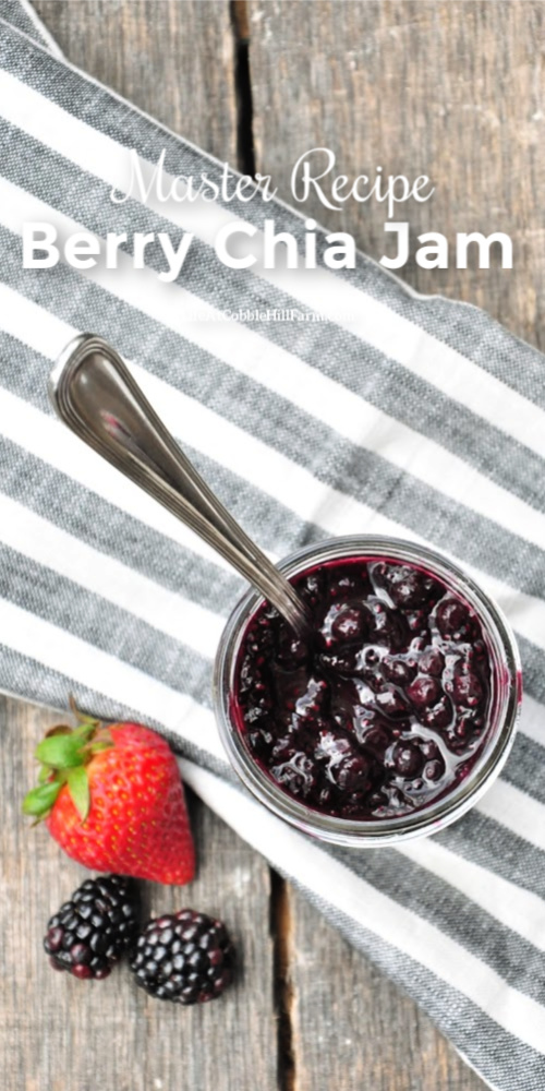 Master Recipe Berry Chia Seed Jam Life At Cobble Hill Farm