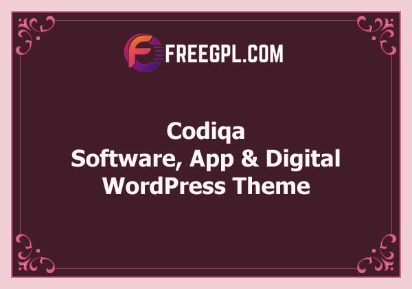 Codiqa - Software, App & Digital WordPress Theme Free Download