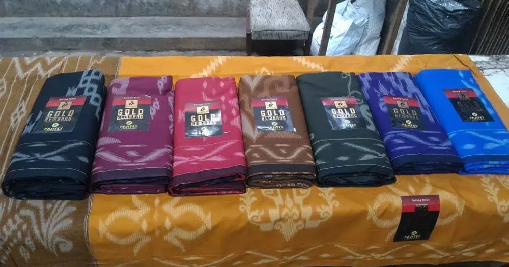 GROSIR SARUNG MANGGA GOLD KEMBANG KODIAN ~ Sarung Murah