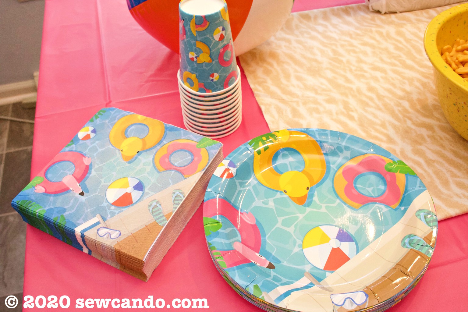 Sew Can Do DIY Beach Fun Birthday Party