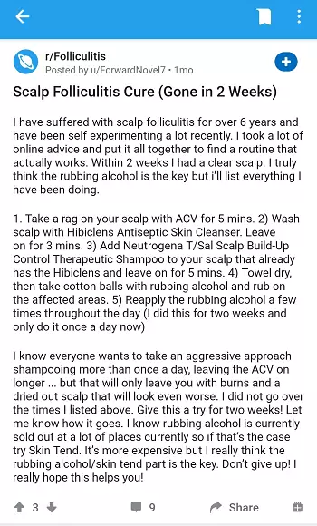 Scalp Folliculitis Treatment