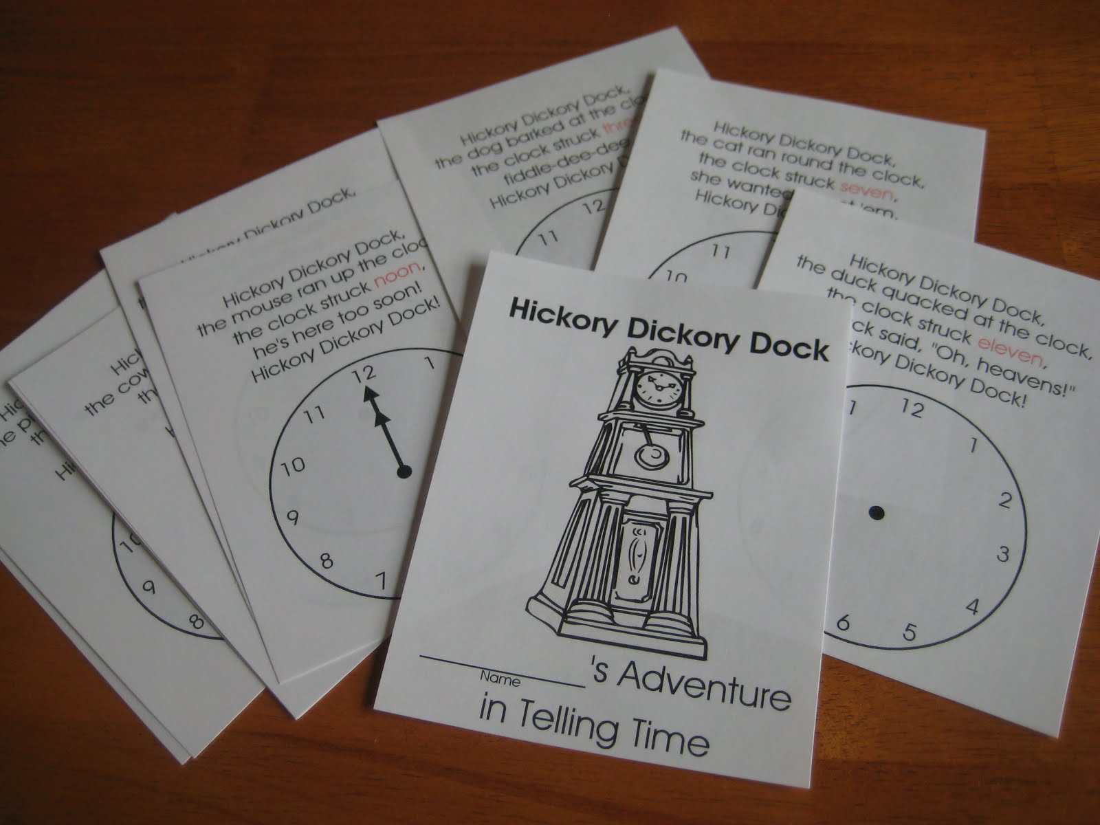 Relentlessly Fun, Deceptively Educational Hickory Dickory Clock Book