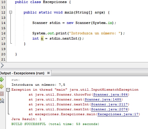 El retorno del dinosaurio: Java - Introducción a la Gestión de Excepciones