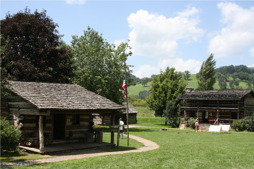 Wayfarin' Stranger Crab Orchard Museum Pioneer Buildings
