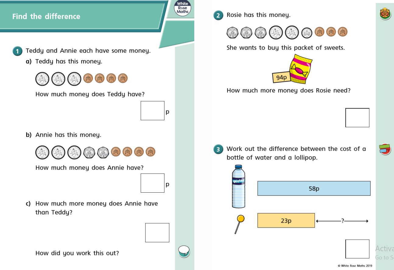 Year 2: Alternate Maths Week 11