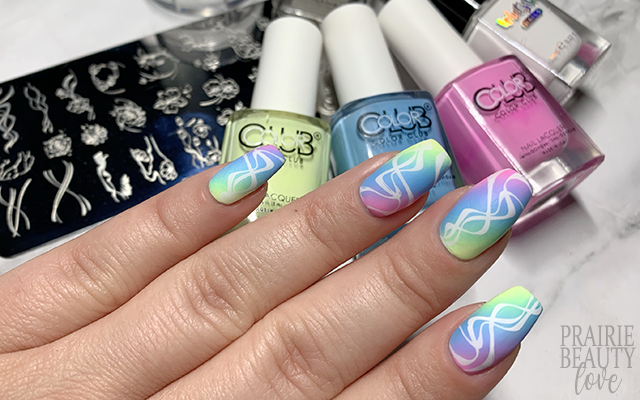 new 28 slots rainbow nail art
