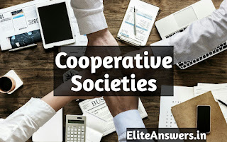 Define Cooperative Societies,  mention it's Features, Advantages & Disadvantages