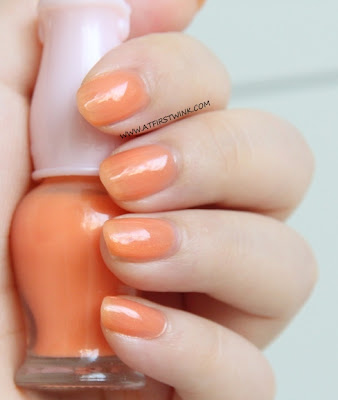 Etude House Petit Darling nail polish OR207 - Apricot Milk