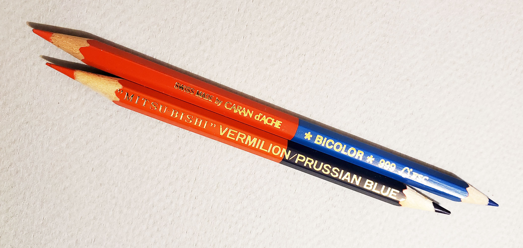 Fueled by Clouds & Coffee Notable Vintage Red/Blue Editing Pencils