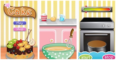 Game memasak kue pada Android Game memasak kue pada Android