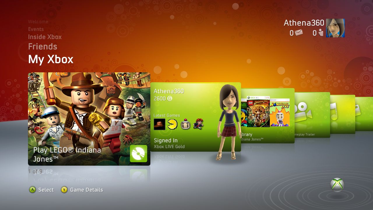 Игры 360 live. Xbox Live Xbox 360. Xbox 360 UI. Xbox 360 Интерфейс. Xbox Original Xbox Live Gold.