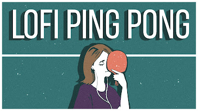 Lofi Ping Pong Game Logo
