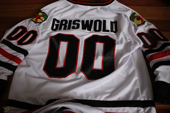  Clark Griswold Blackhawks Jersey