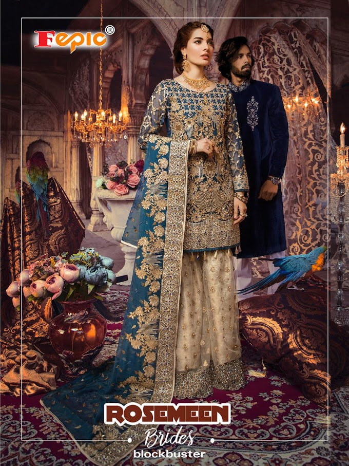 Fepic Rosemeen Brides blockbuster pakistani Suits