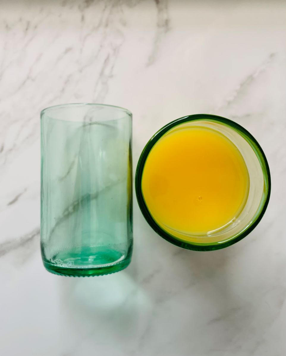 Cute and eco-friendly juice glasses