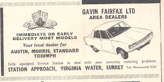 Gavin Fairfax Ltd advert Motor 16October 1963