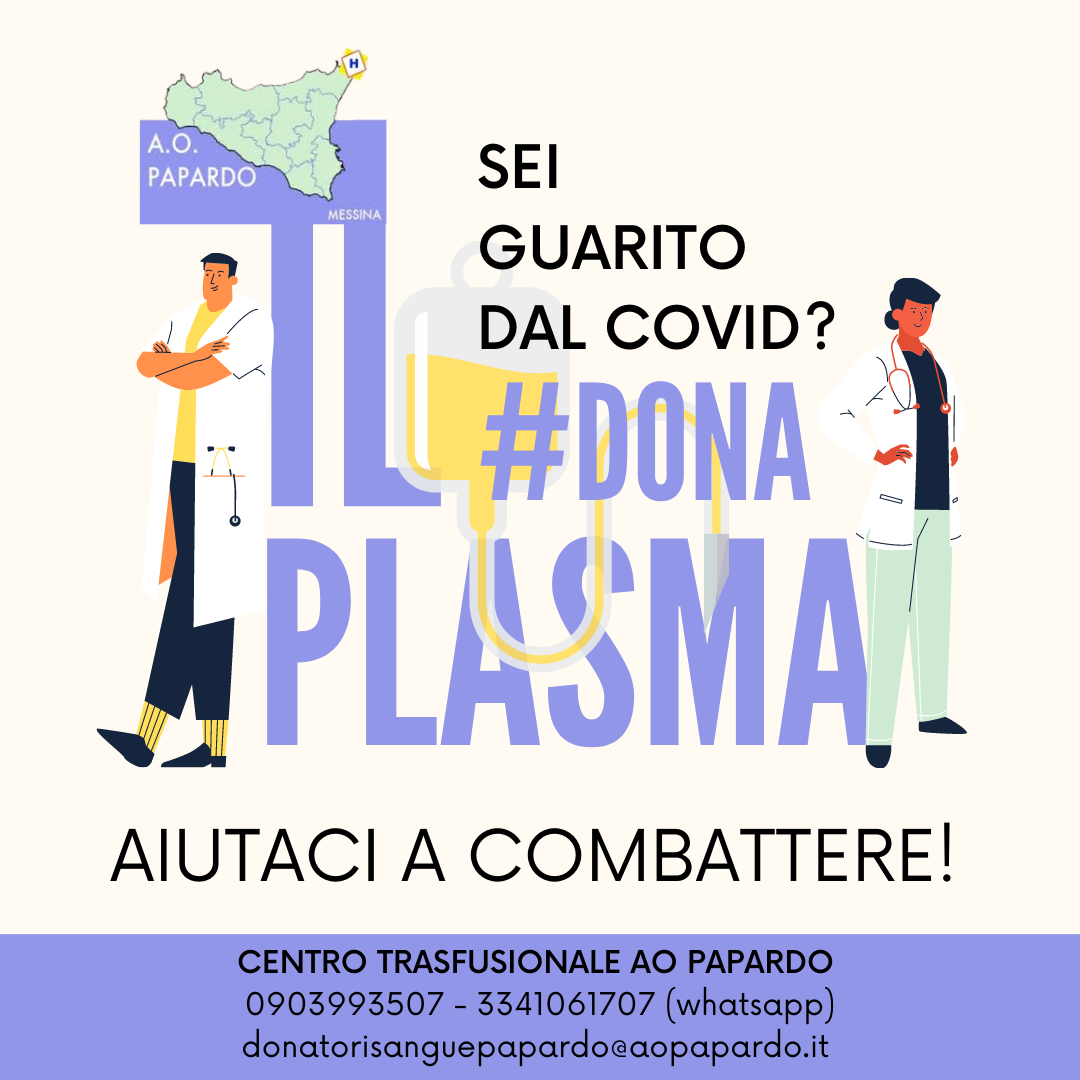 SEI GUARITO DAL COVID? #DONAILPLASMA