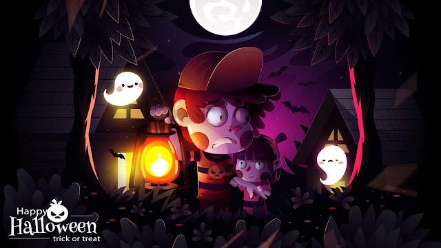 Halloween cute desktop wallpaper Halloween cute desktop wallpaper