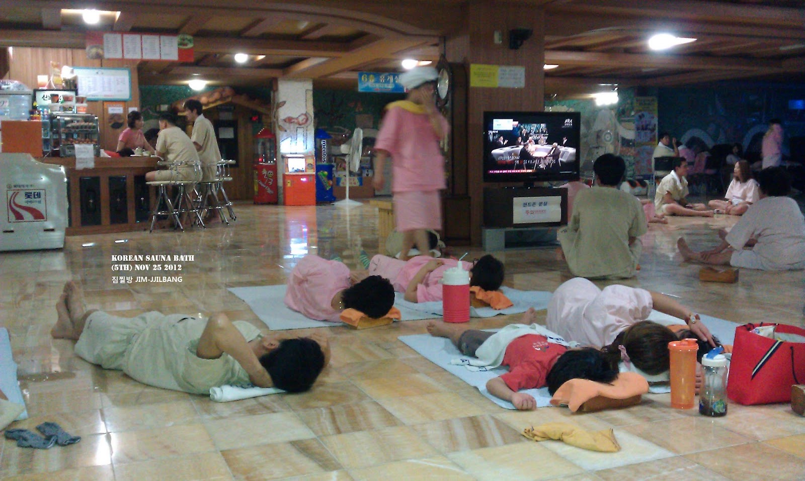 KOREAN SAUNA BATH 짐찔방 jimjjilbang IN SOUTH KOREA