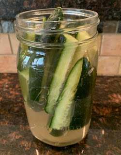 brine solution, cucumbers, fermentation