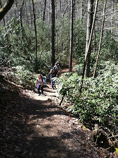 hiking Chattooga Trail