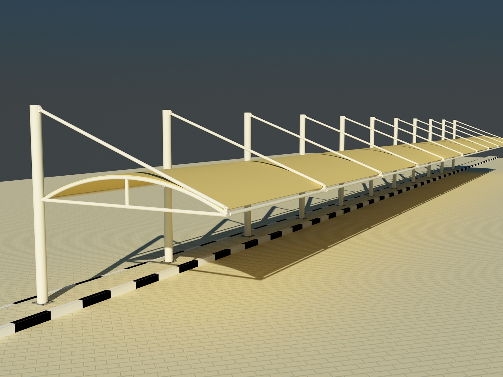 Car Parking Shade Design in Qatar