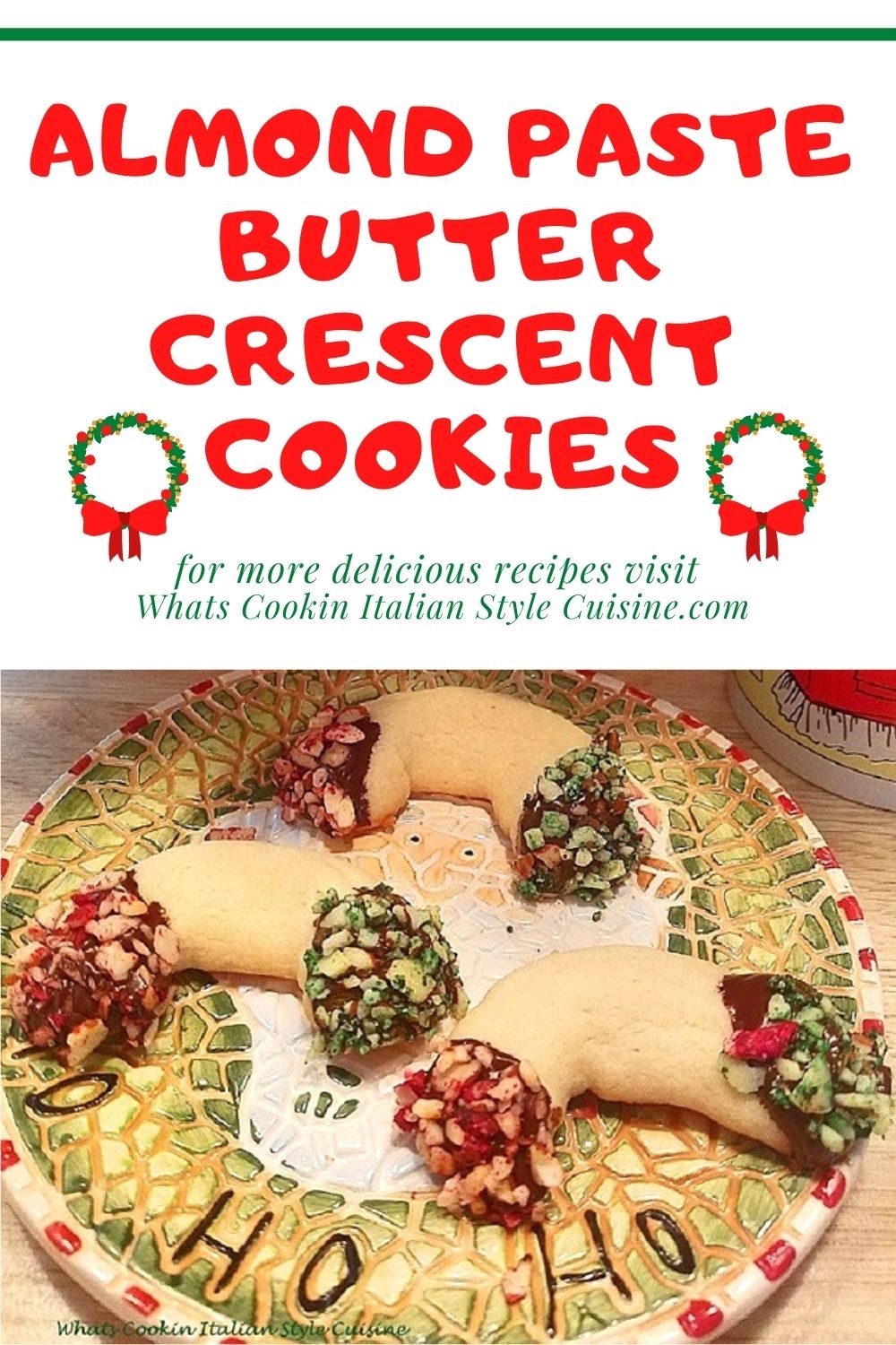 Almond Paste Butter Crescent Cookies What's Cookin' Italian Style Cuisine
