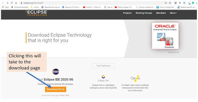 Eclipse IDE Download Page