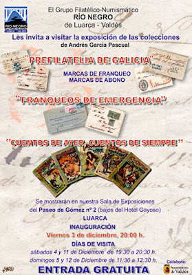 cartel, exposición, filatelia, Luarca