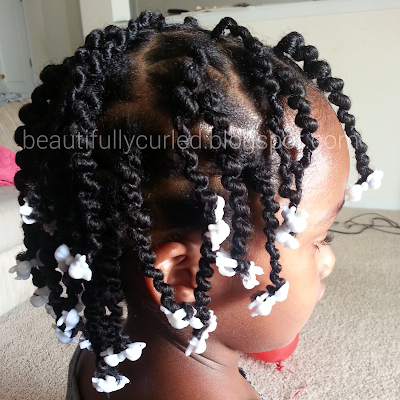 Beautifully Curled: First Attempt: African Hair Threading/Ghana Plaits