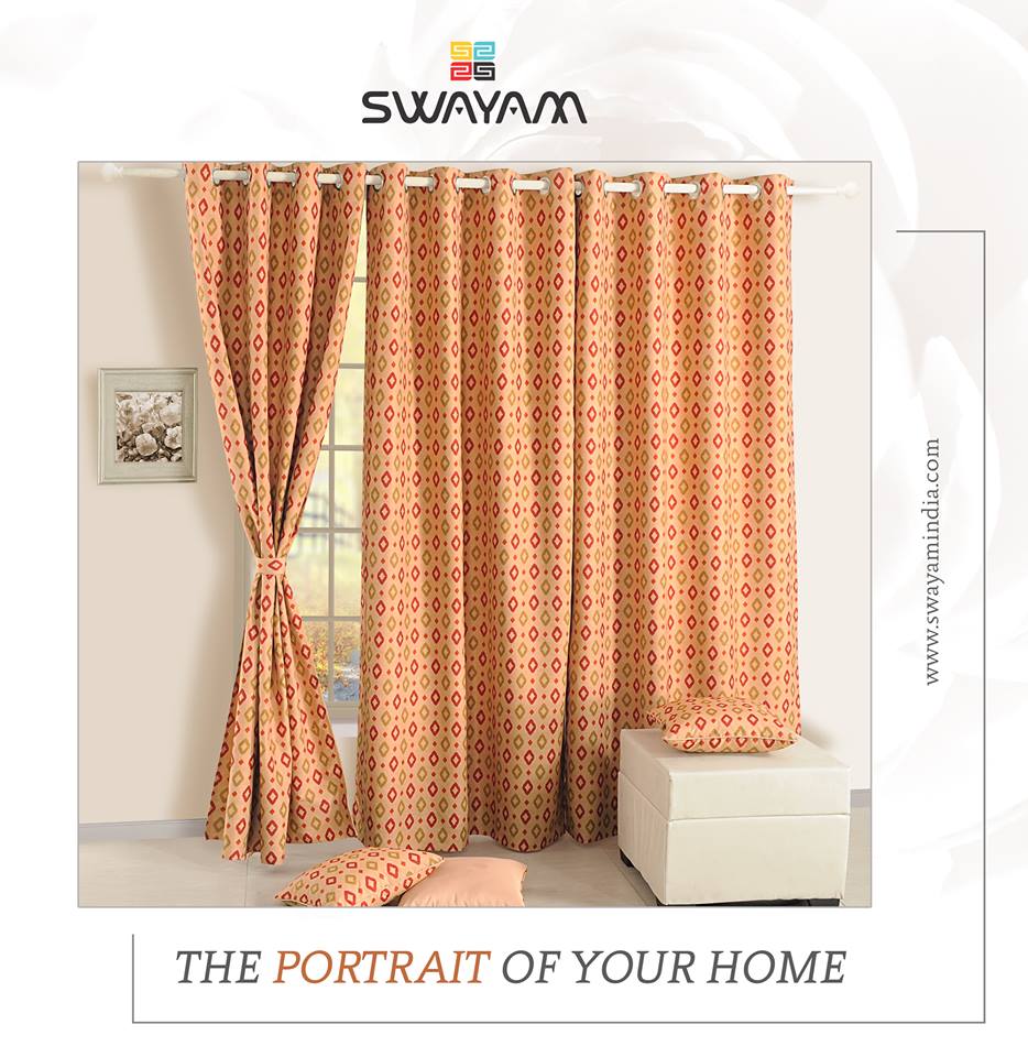 SWAYAM INDIA Swayam India Presents Printed Indian Curtains